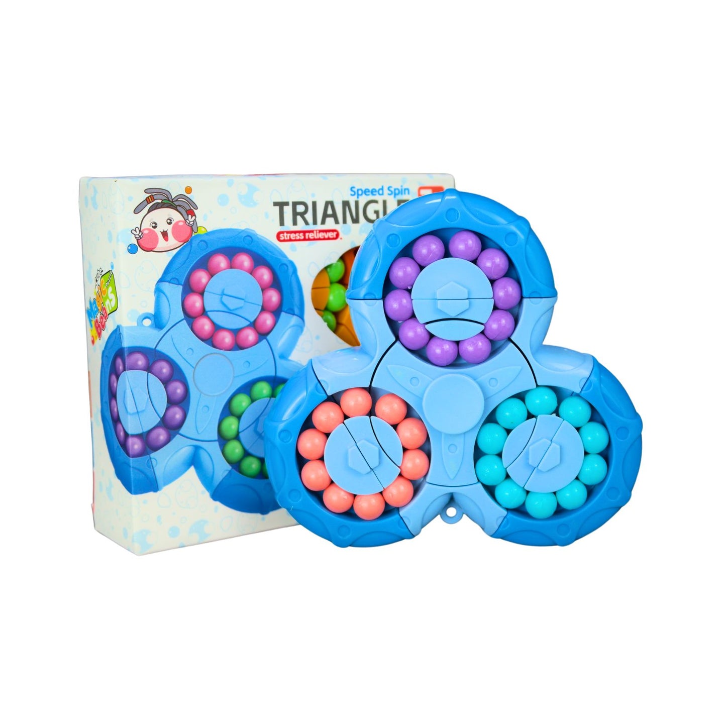 Fidget Spinner Anti estrés Azul