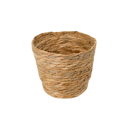 Macetero Cesta de Rattan Tejida