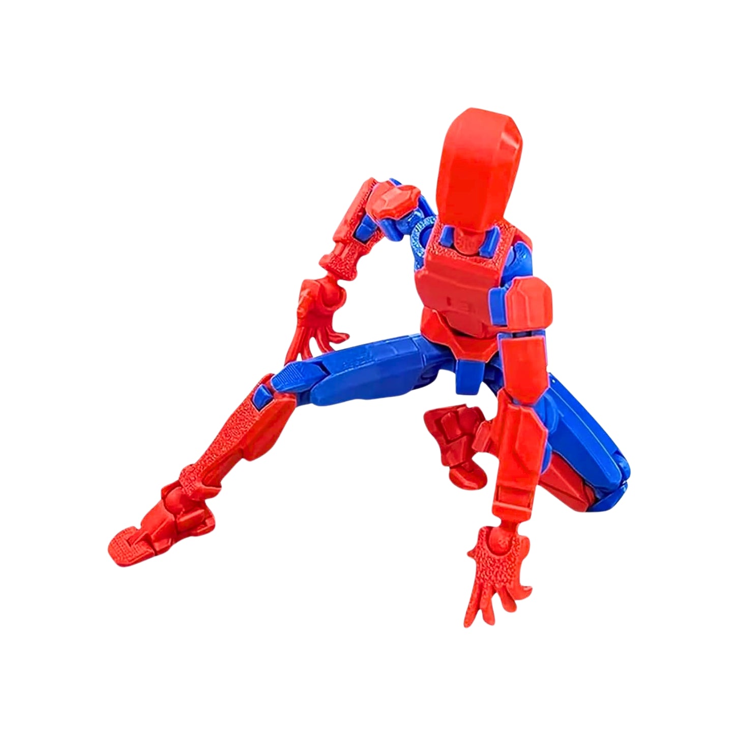 Figura De Acción T13 Articulado Impreso En 3D Kit Diy Rojo