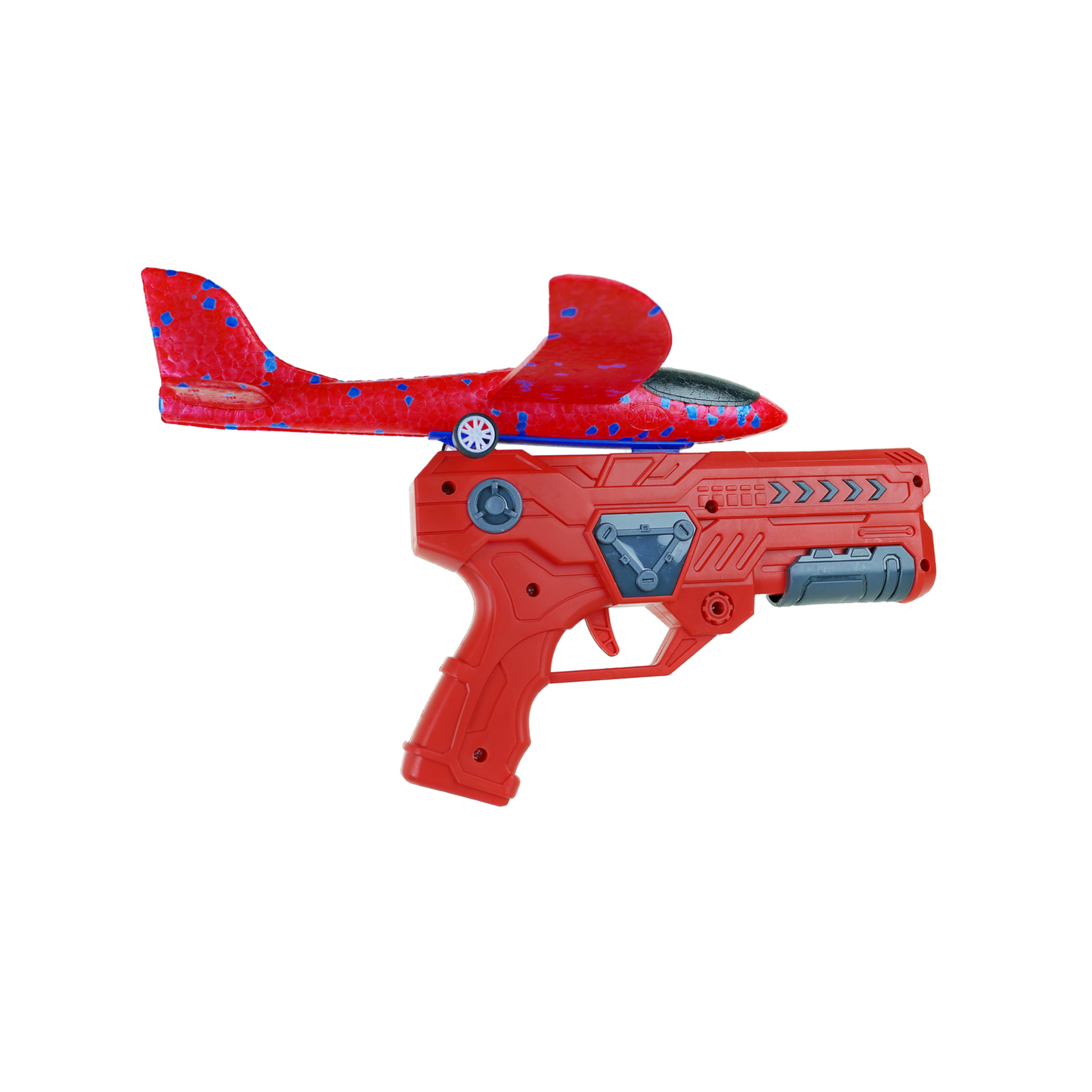 Juguete Lanzador De Aviones De Espuma Rojo