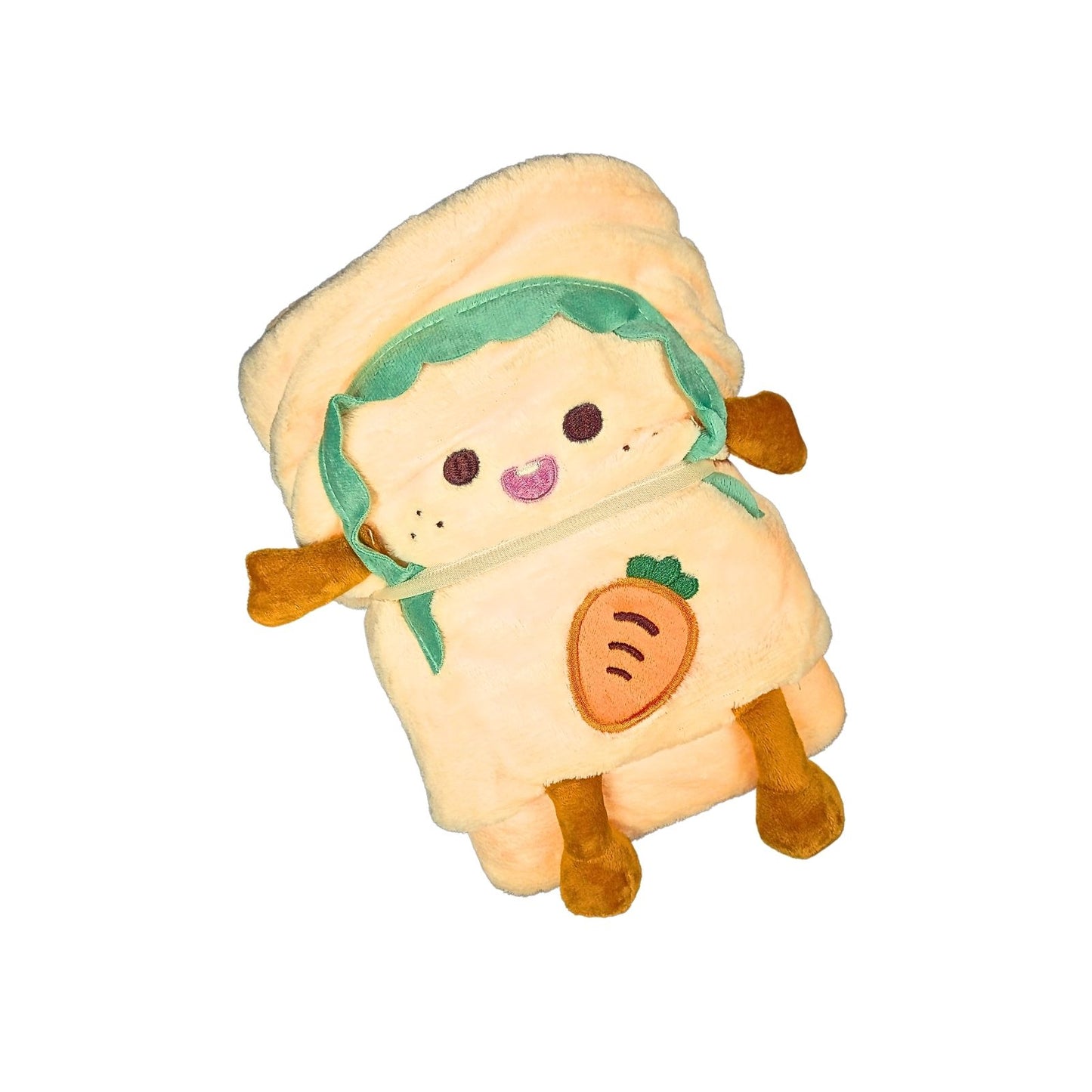 Manta Frazada Diseño De Tostada Kawaii