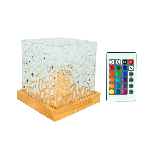 Lámpara Cubo Aurora Boreal Usb Led RGB