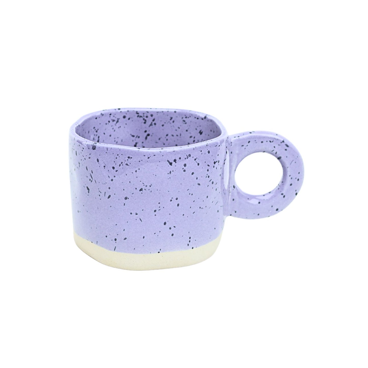 Taza de Cerámica Estilo Coreano 250 ml Morado