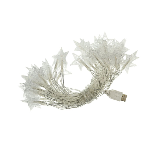 Guirnaldas LED RGB USB 40 Estrellas Colores