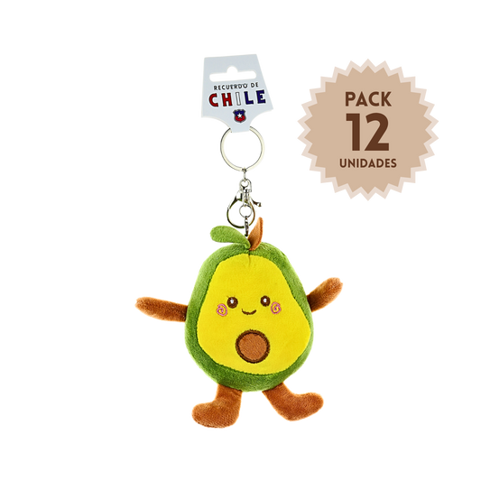 Pack 12 Llaveros De Peluche Souvenir Palta