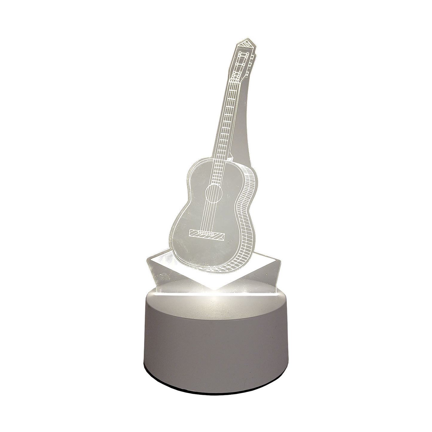 Lámpara LED De Mesa 3D USB Luz Guitarra