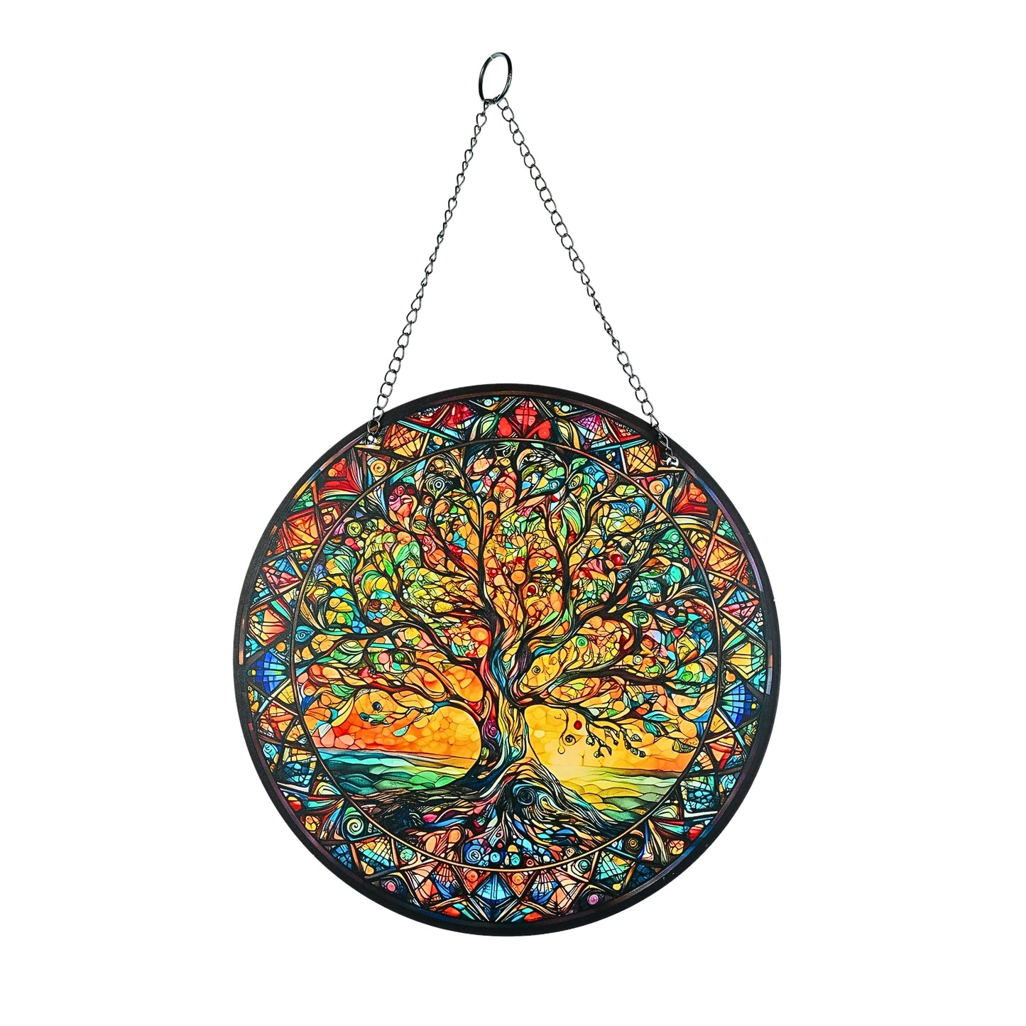 Adorno Colgante Acrílico Atrapasol Arbol de Vida