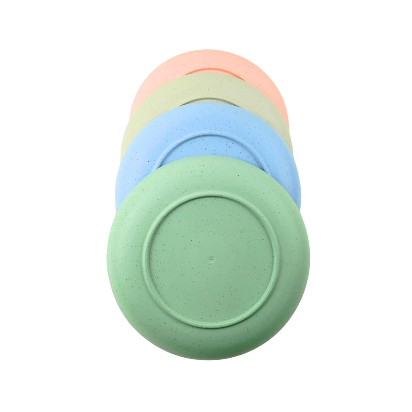 Pack 4 Platos De Fibra De Trigo Ecológico BPA Free