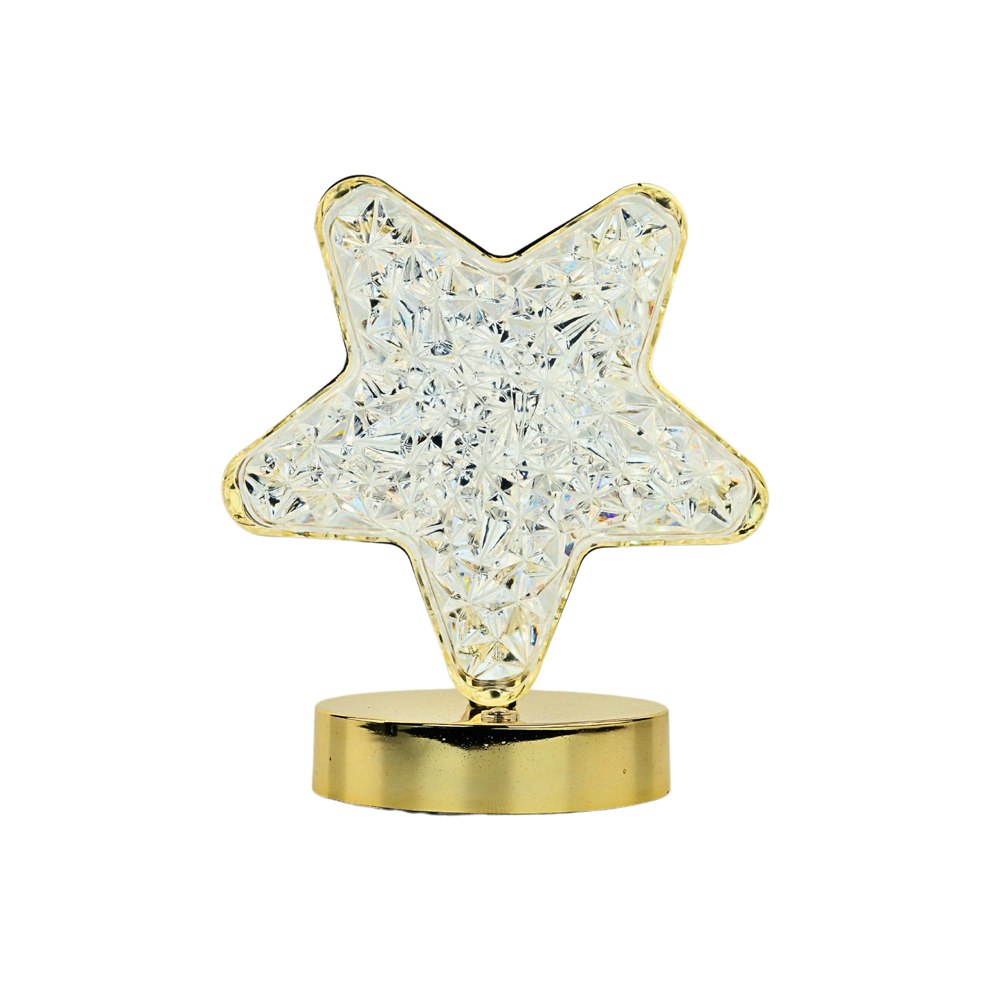 Lámpara Decorativa LED Estrella Luz Blanca y Cálida