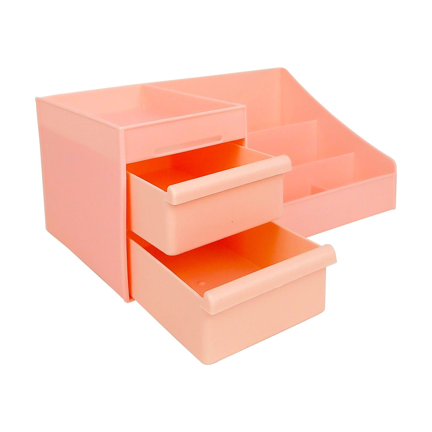Cajas Organizadoras Multiusos Escritorio 3 Cajones Rosado