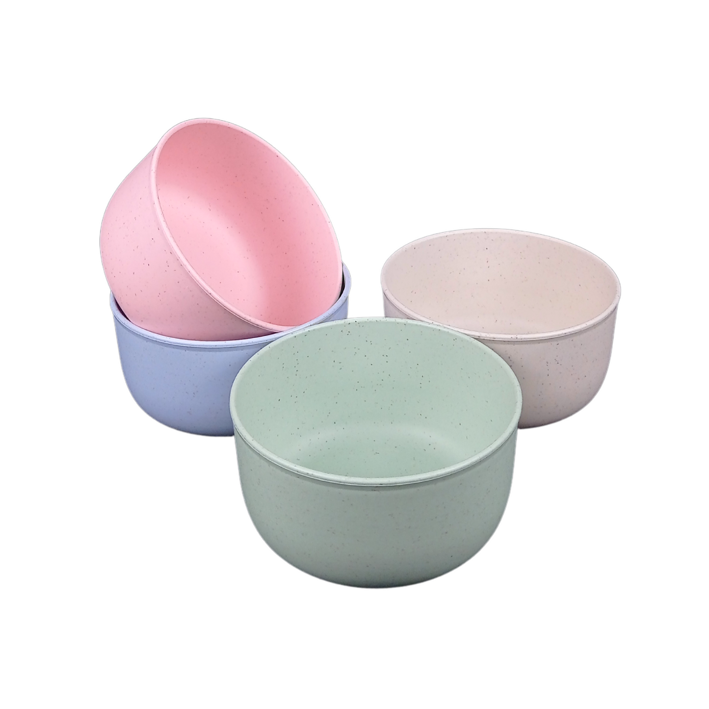 Pack 4 Bowl De Fibra De Trigo Ecológico BPA Free