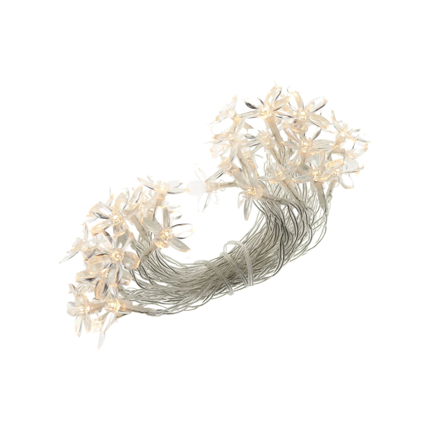Guirnaldas LED USB 40 Flores de Cerezo Blanco Cálido