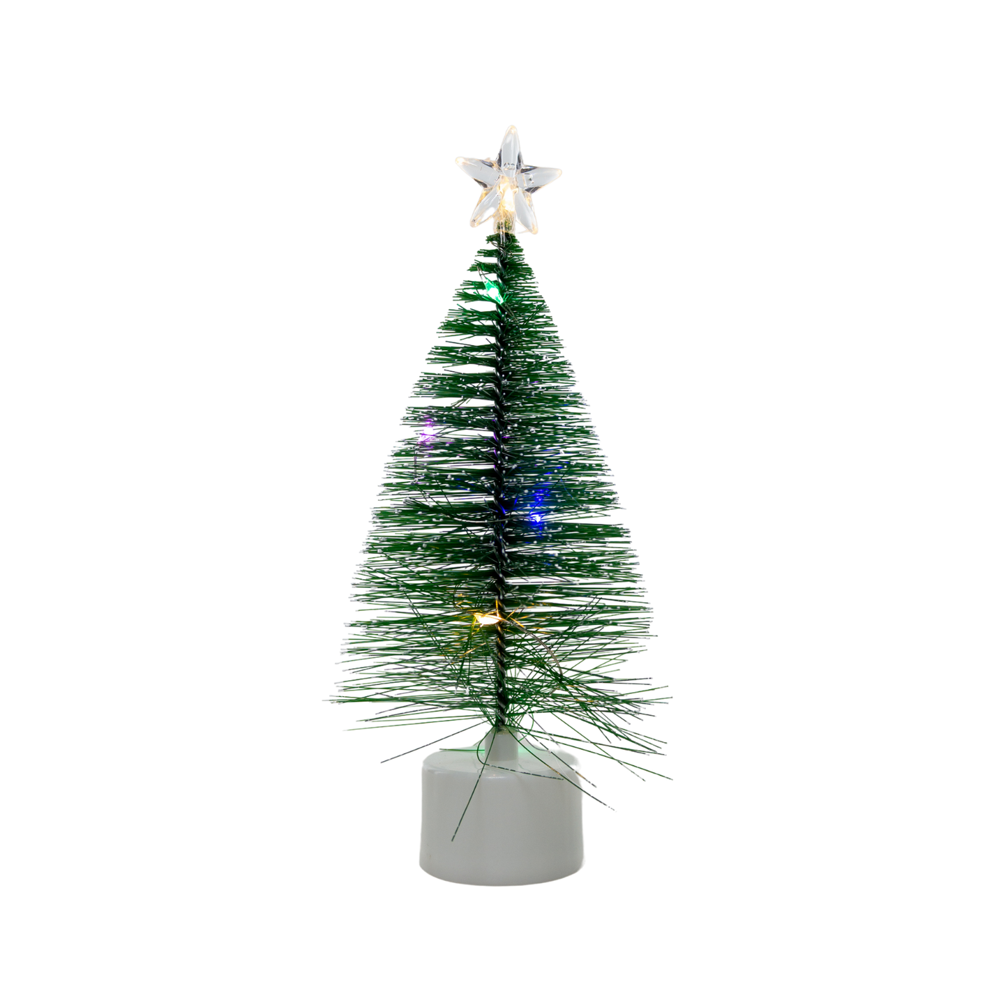 Mini Árbol de Navidad Artificial 17 cm con Luces LED