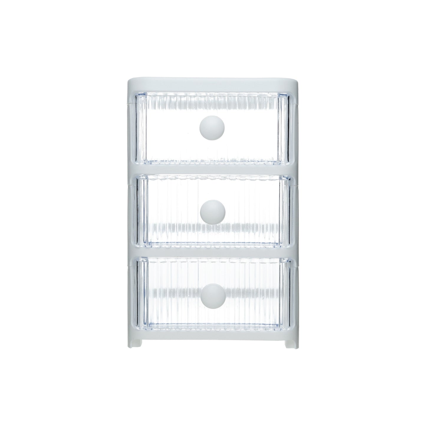 Caja Organizadora Multiuso Escritorio 3 Cajones Blanco