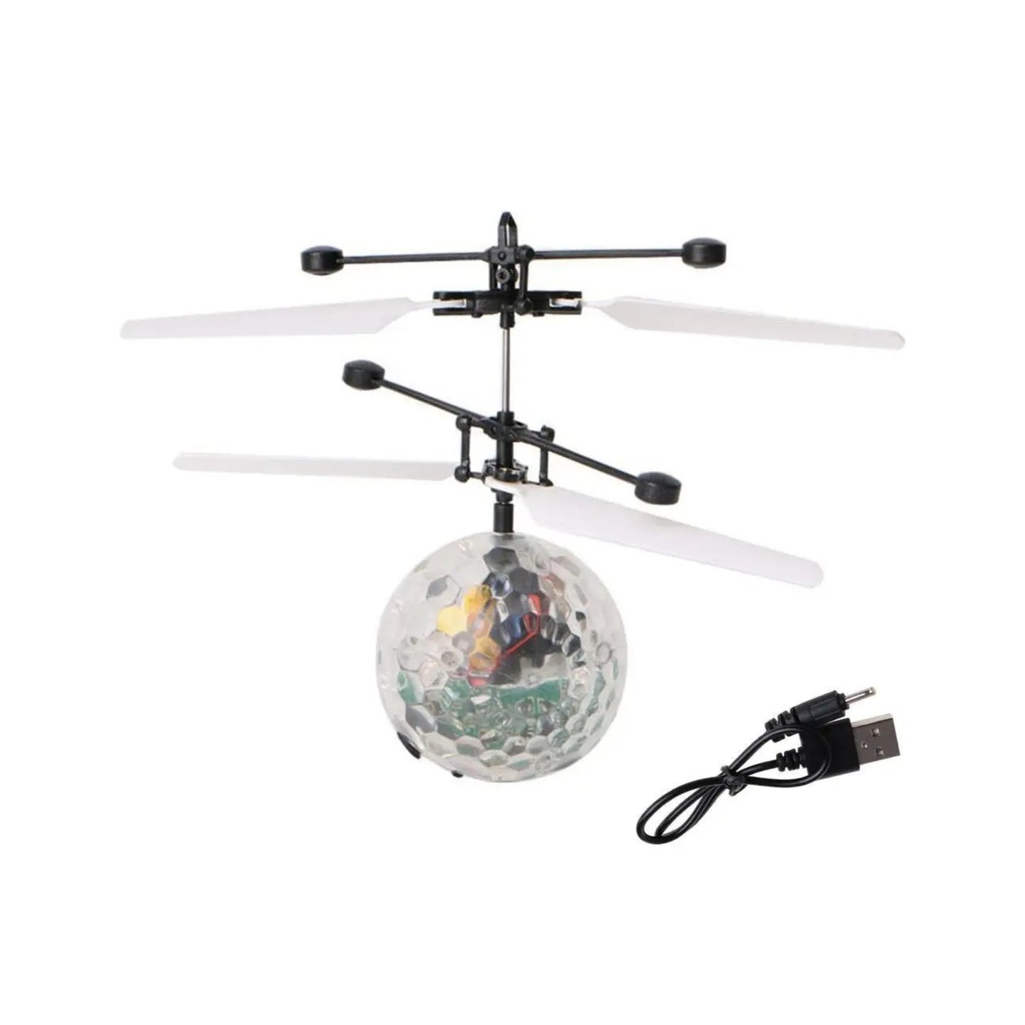 Juguete Bola Cristal Helicóptero Dron