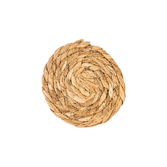 Posavasos de Rattan Estilo Rústico y Natural Marrón