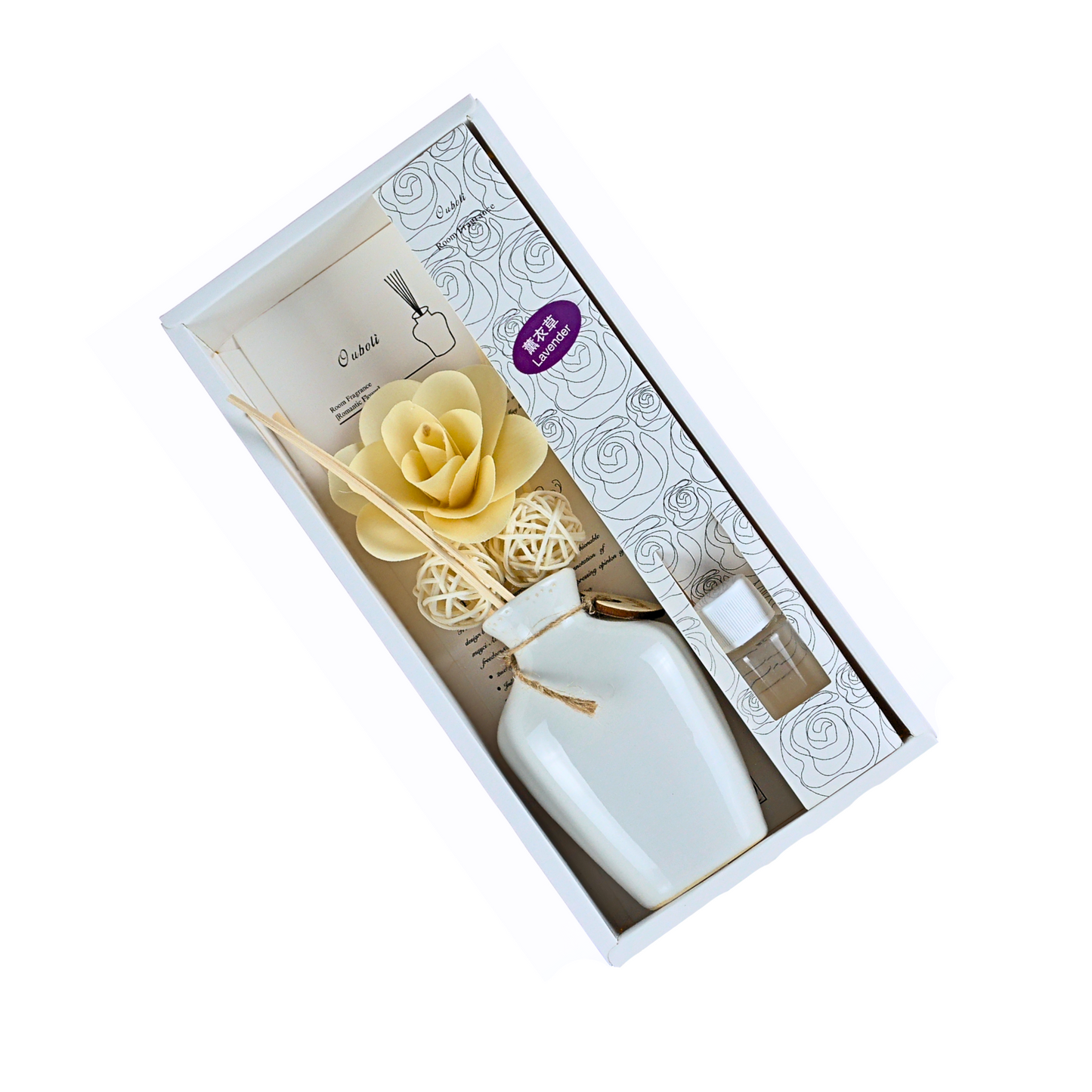 Difusor De Aromas Clásico Ambiental Con Jarra Lavanda