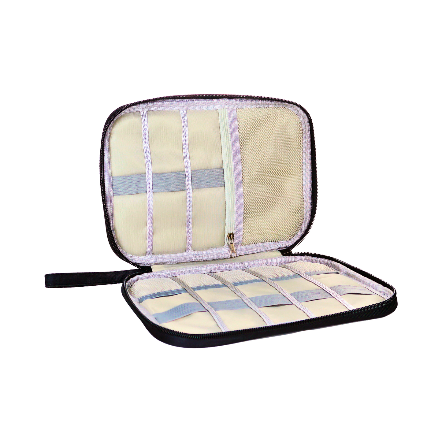 Bolso Organizador Para Cables De Viaje Negro