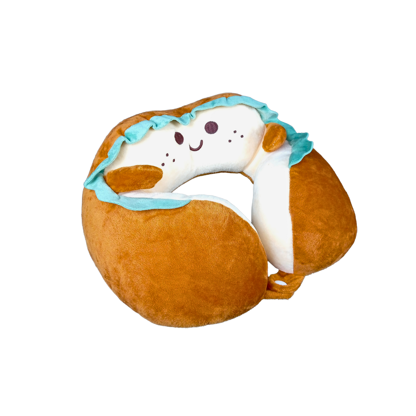 Cojín Cervical Cute Para Viaje Oficina Hogar Tostada