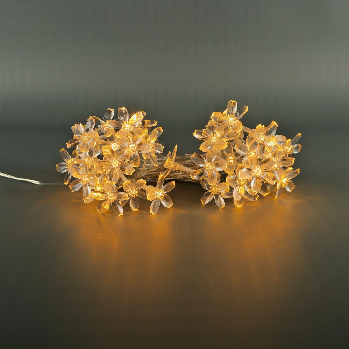 Guirnaldas LED USB 40 Flores de Cerezo Blanco Cálido