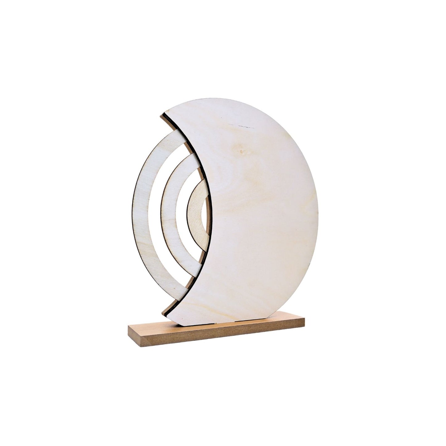 Calendario Eterno De Madera Giratorio Decorativo Luna