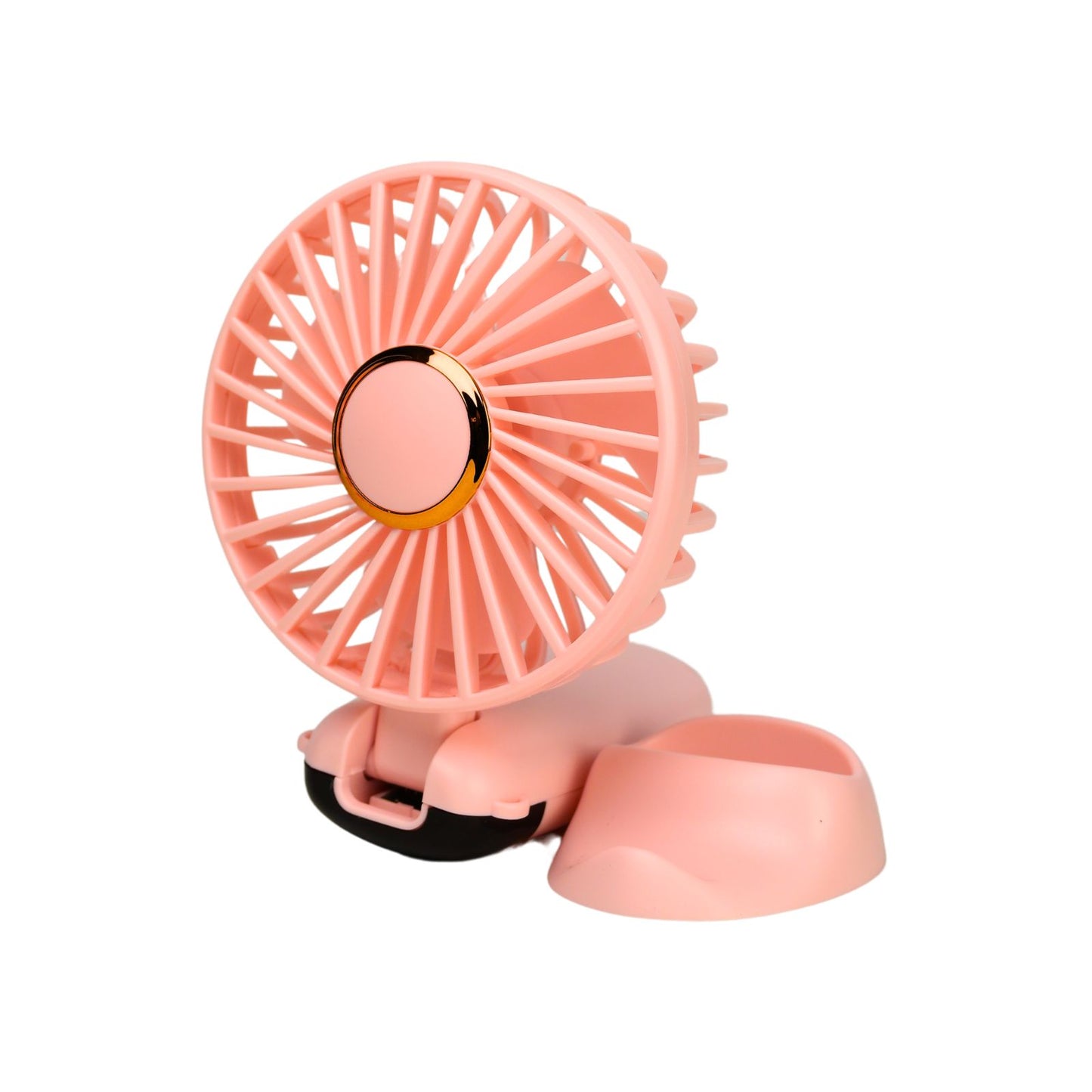 Mini Ventilador Mano Portátil Recargable Usb 5 Velocidades Rosa