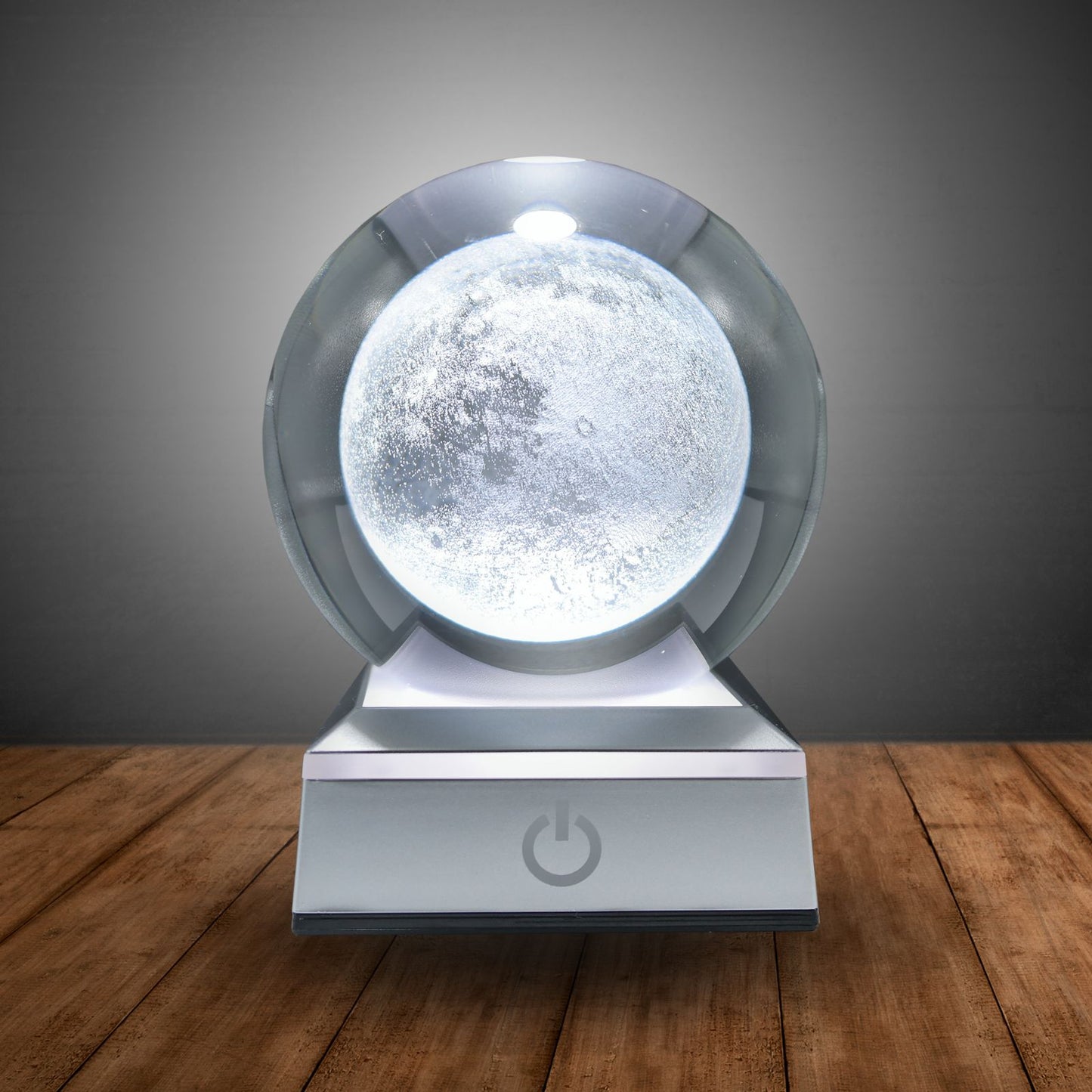 Bola de Cristal LED RGB Diseños 3D Multicolor Luna