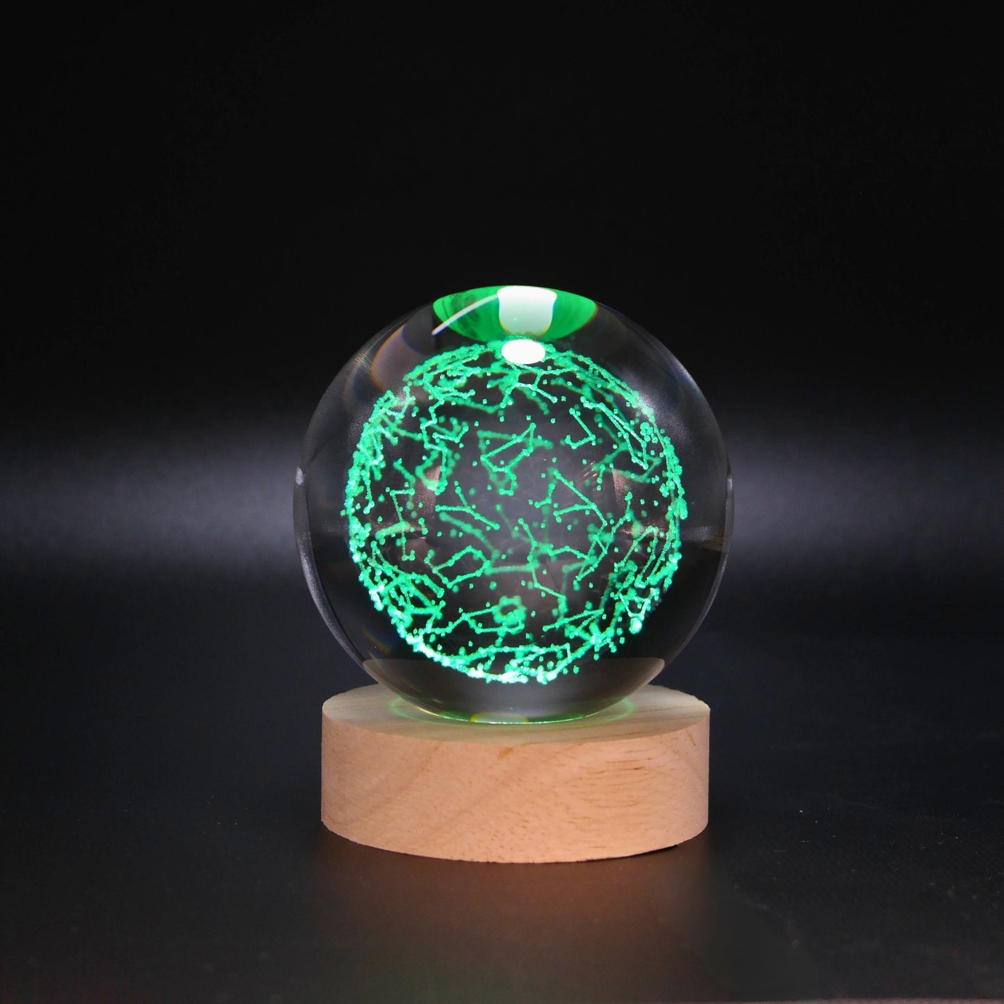 Lampara Bola De Cristal LED RGB Colores Zodiaco