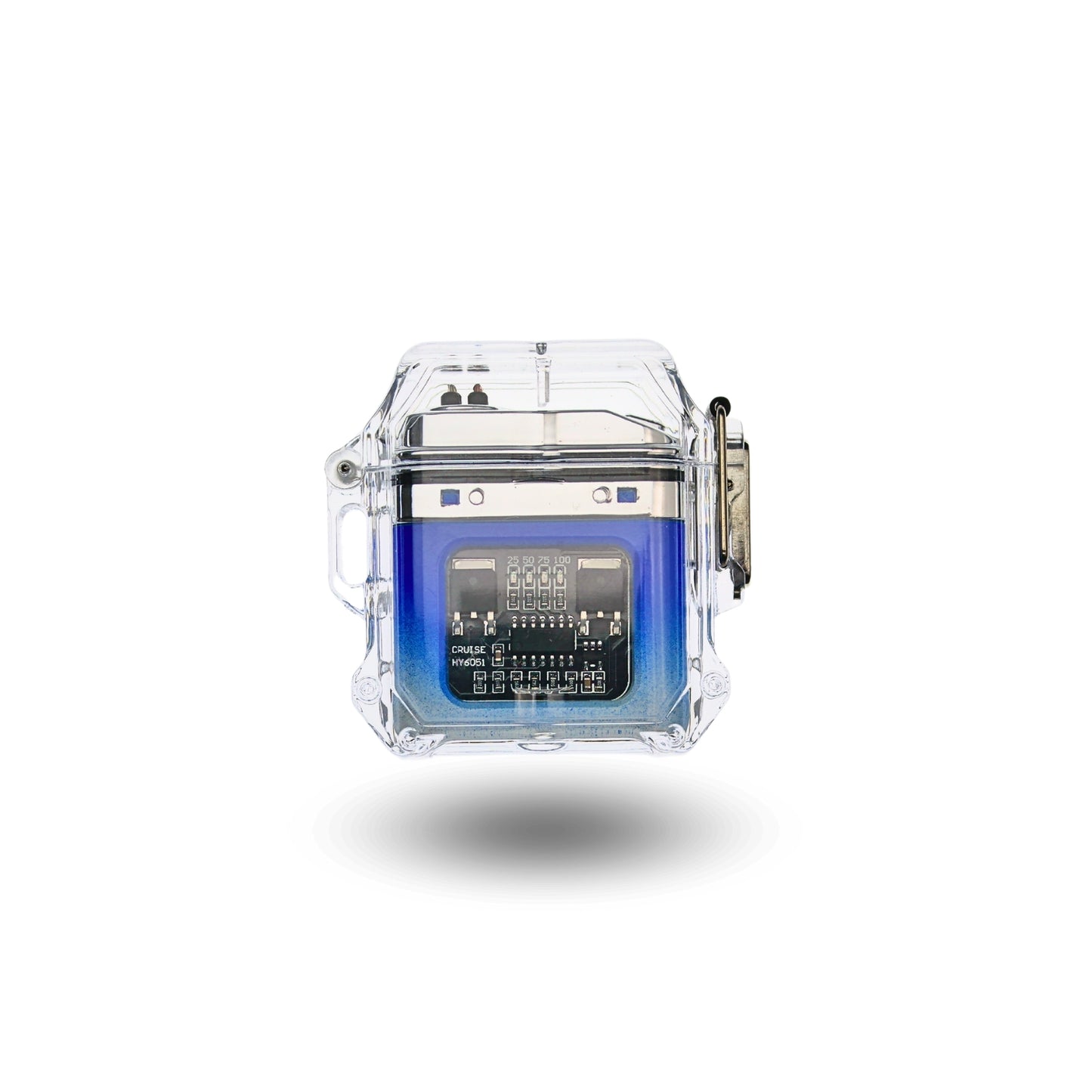 Encendedor de Plasma Doble Arco Recargable Azul