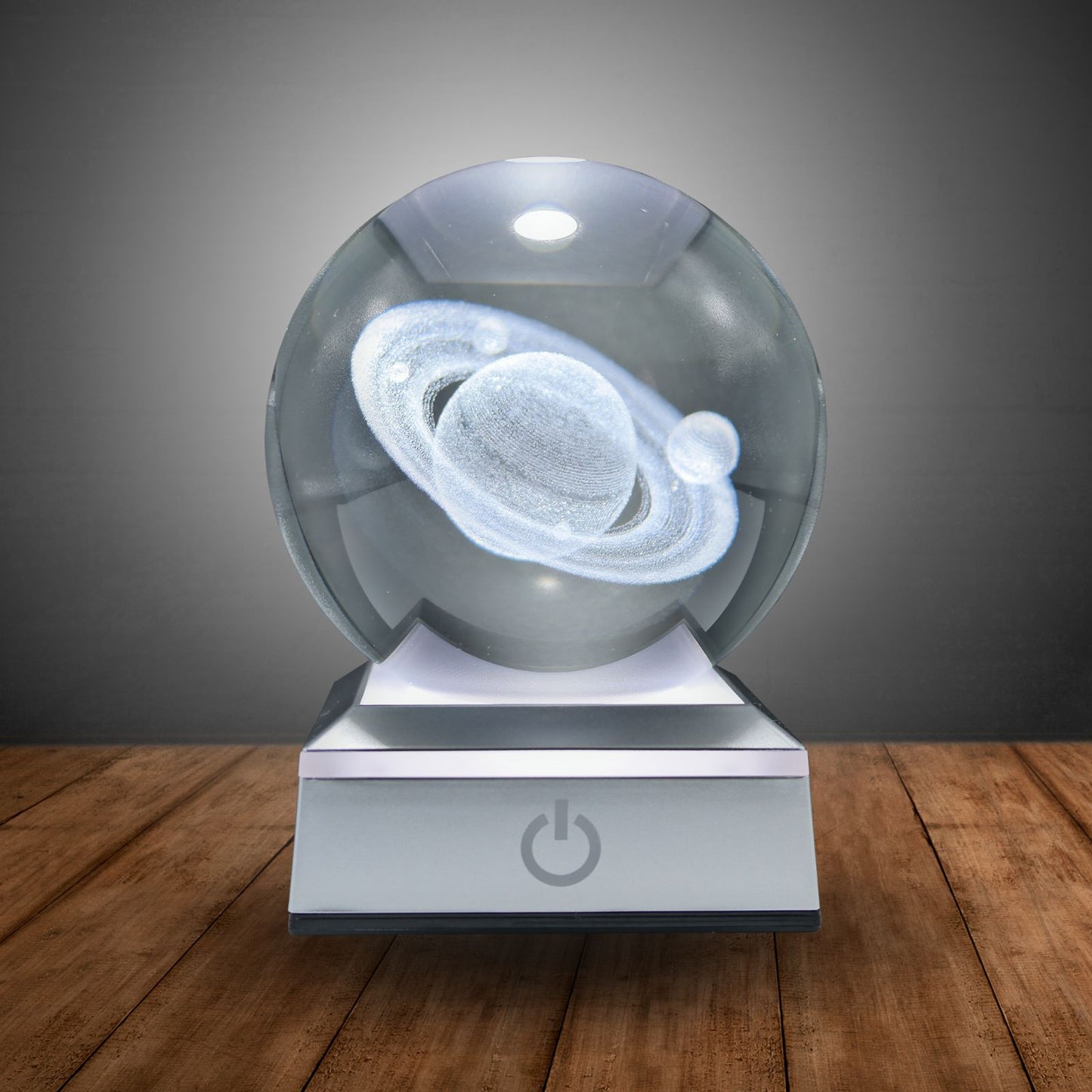 Bola de Cristal LED RGB Diseños 3D Multicolor Saturno