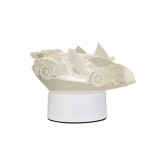 Lámpara LED De Mesa 3D USB Luz Lambo