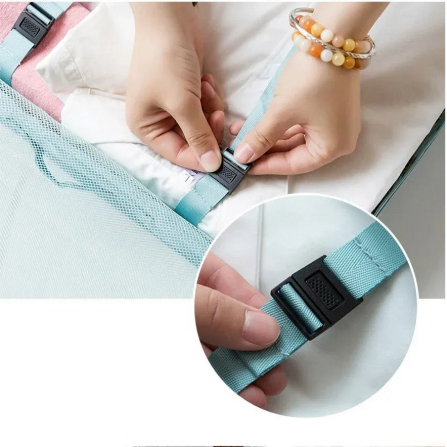 Set 7 Bolsas Organizadoras Para Maletas Impermeables