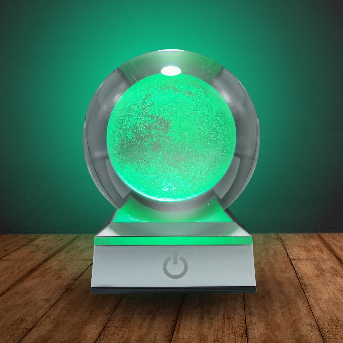 Bola de Cristal LED RGB Diseños 3D Multicolor Luna
