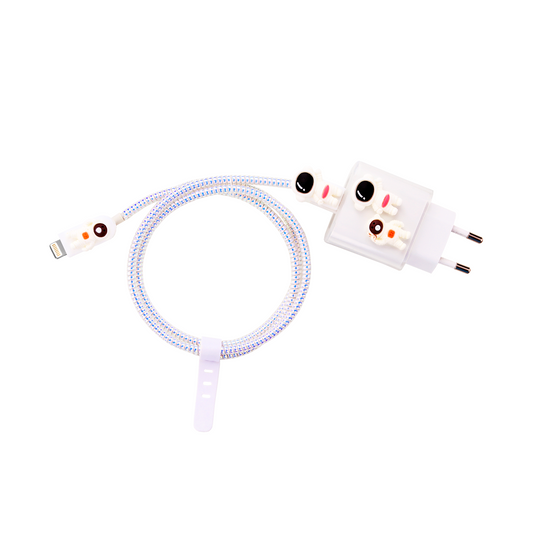 Protector Cable Iphone Astronauta