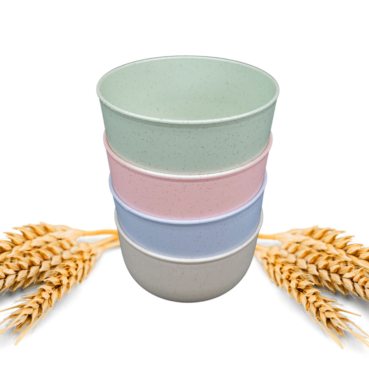 Pack 4 Bowl De Fibra De Trigo Ecológico BPA Free