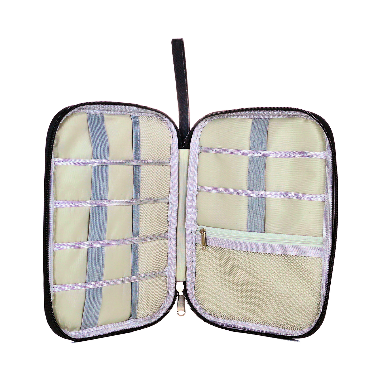 Bolso Organizador Para Cables De Viaje Negro