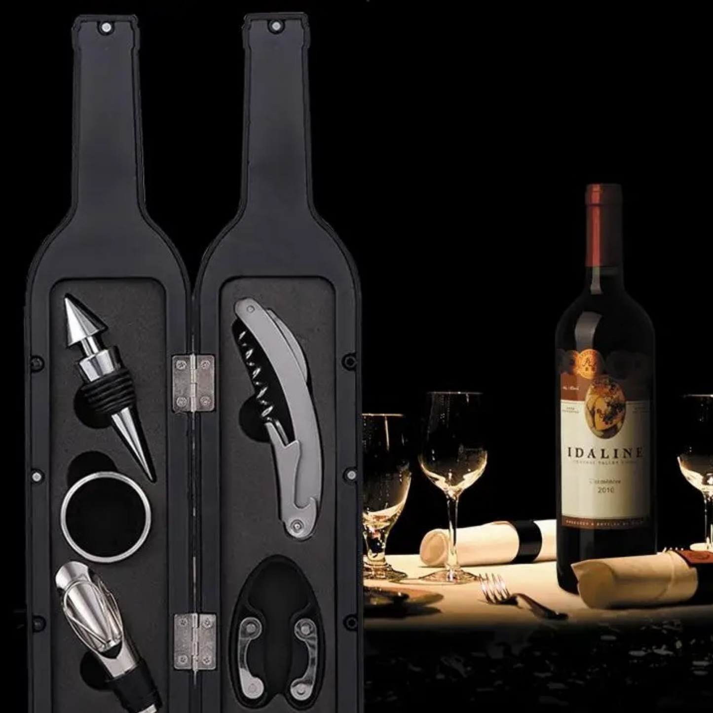 Set Descorchador De Vinos Estuche