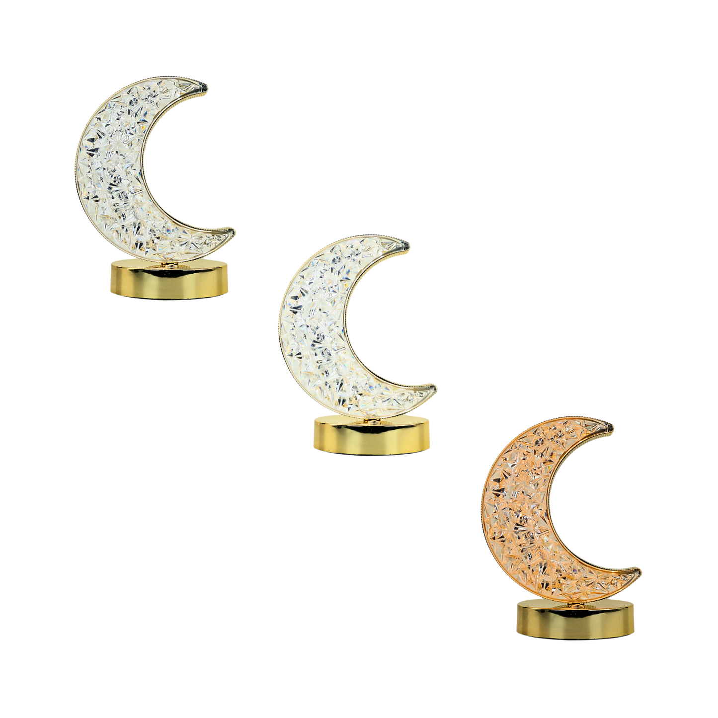 Lámpara Decorativa LED Luna Luz Blanca y Cálida