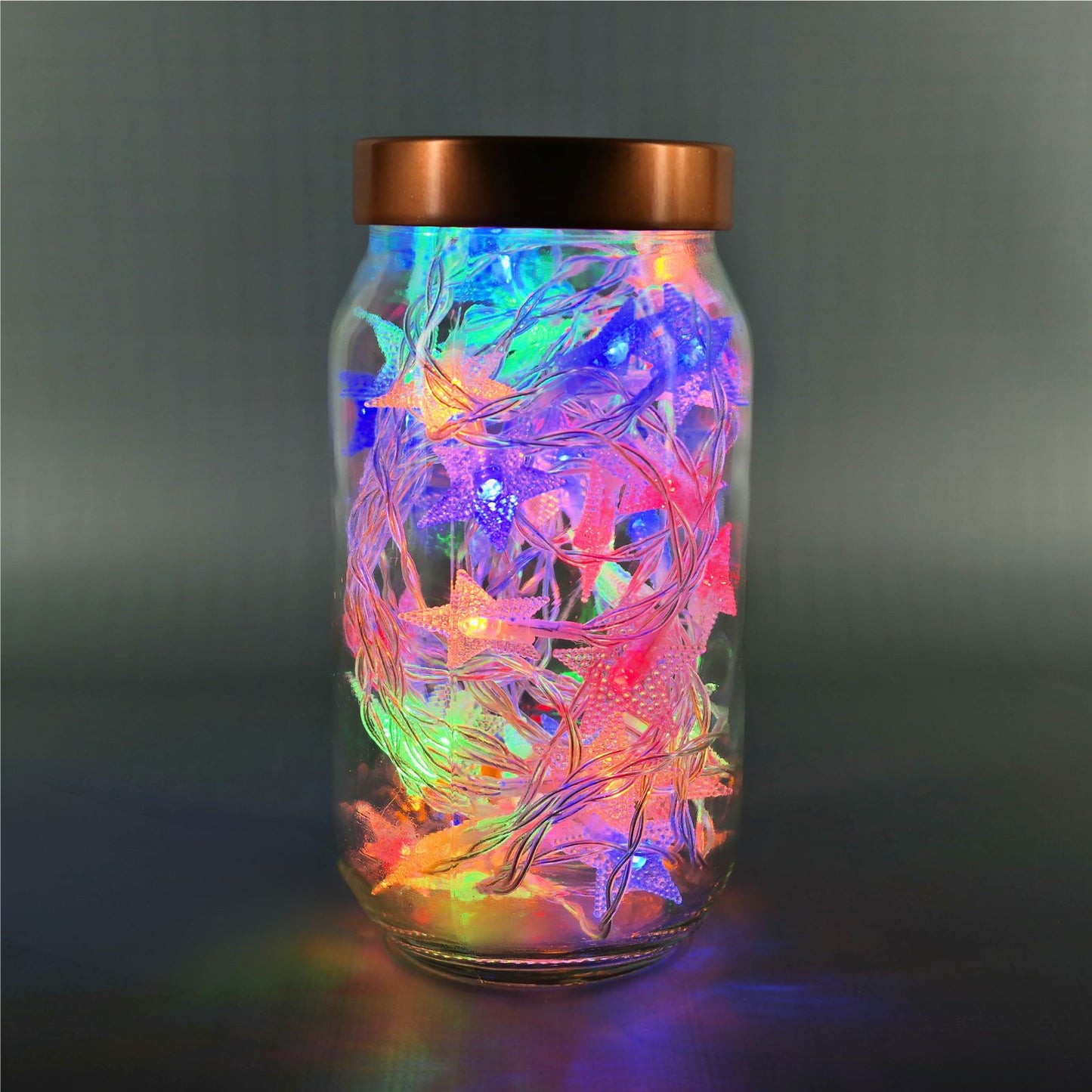 Guirnaldas LED RGB USB 40 Estrellas Colores