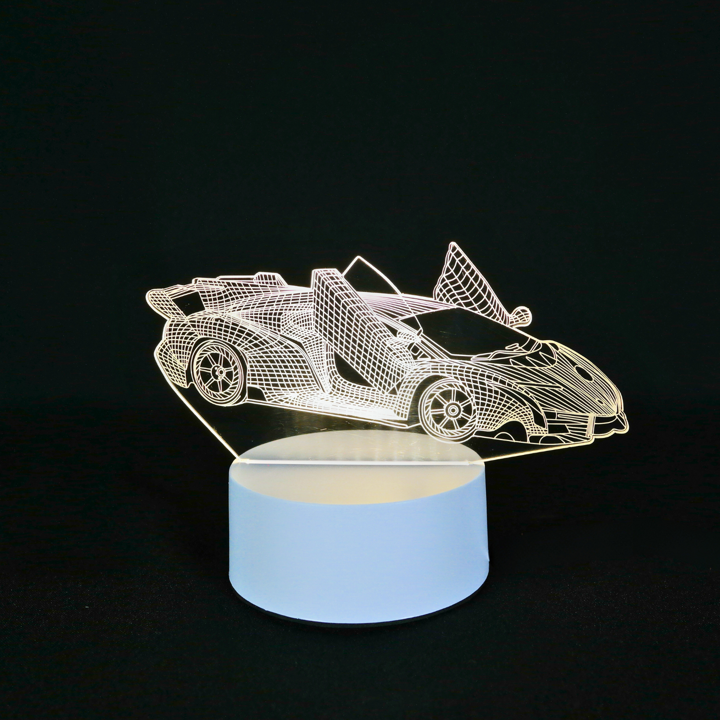 Lámpara LED De Mesa 3D USB Luz Lambo