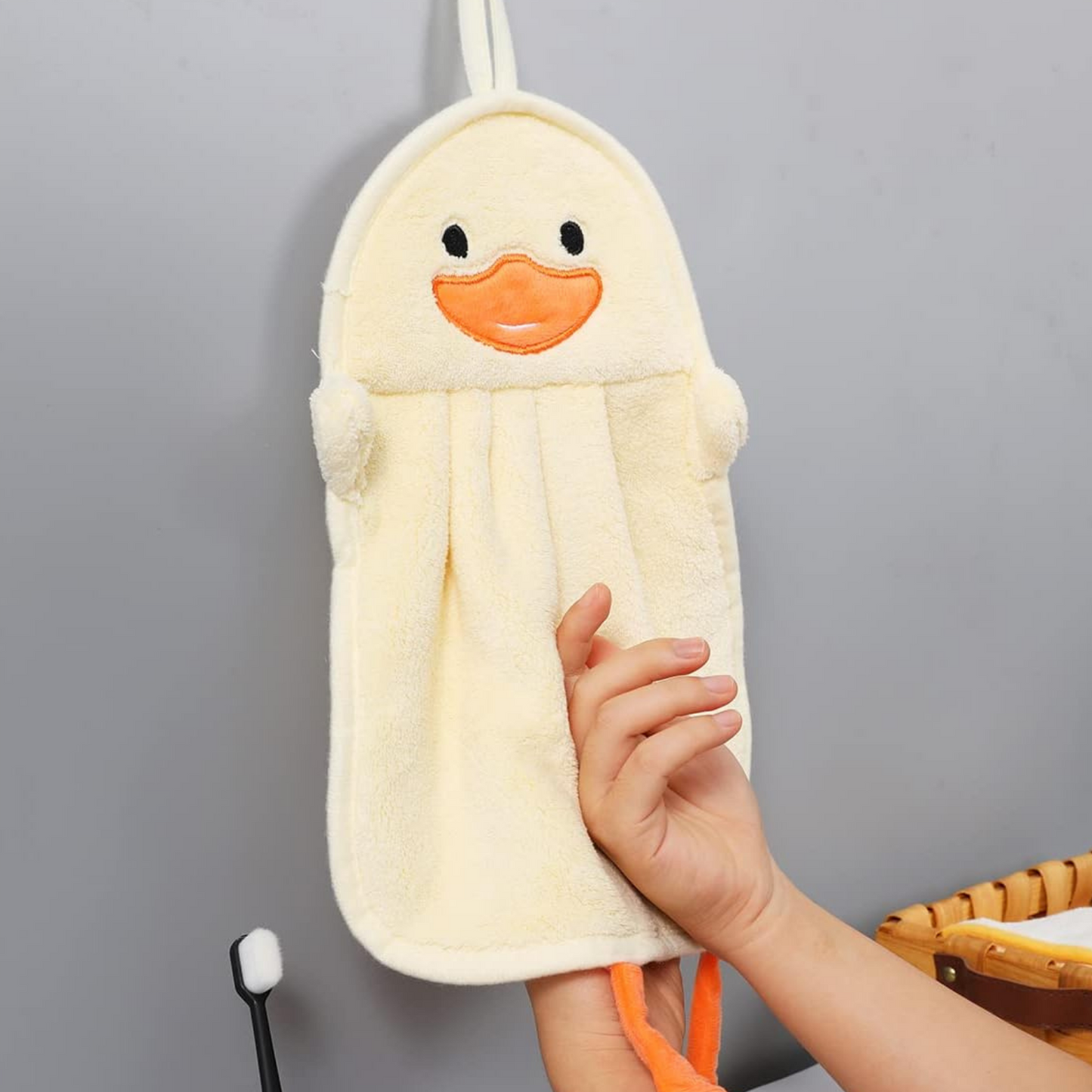 Toalla De Manos Diseño De Patito Cute