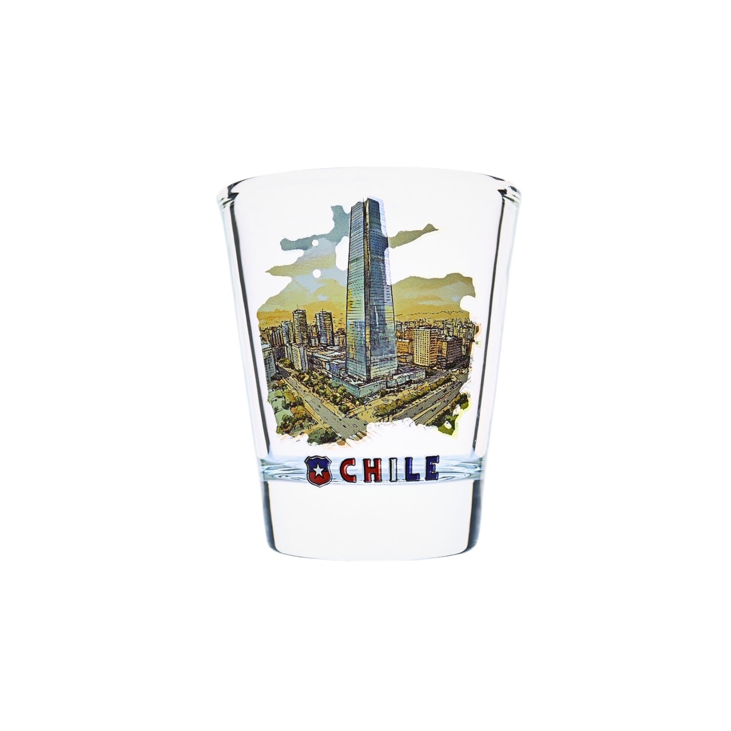Set 4 Vasos Shot Tequileros 40 Ml Diseños De Chile Souvenir