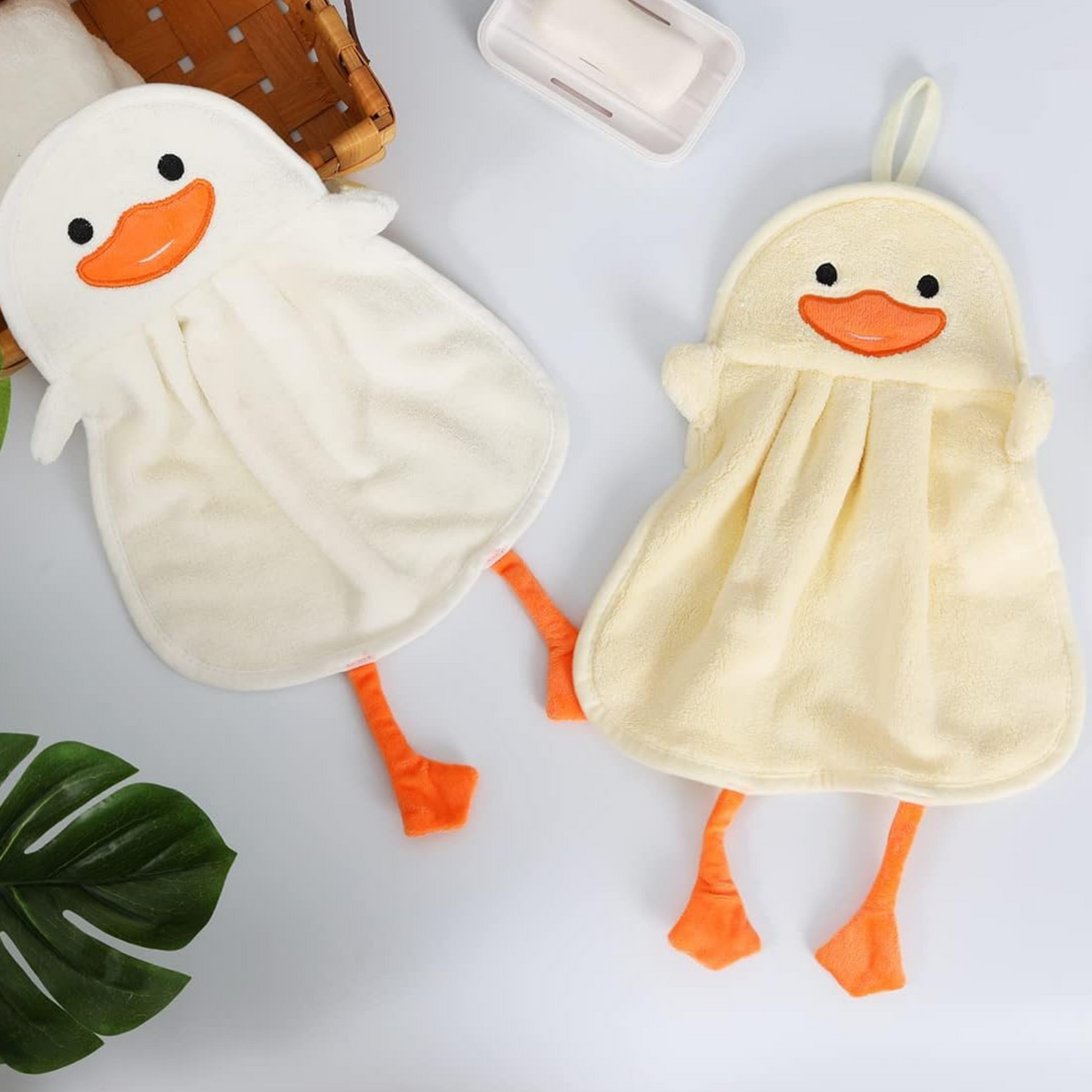 Toalla De Manos Diseño De Patito Cute