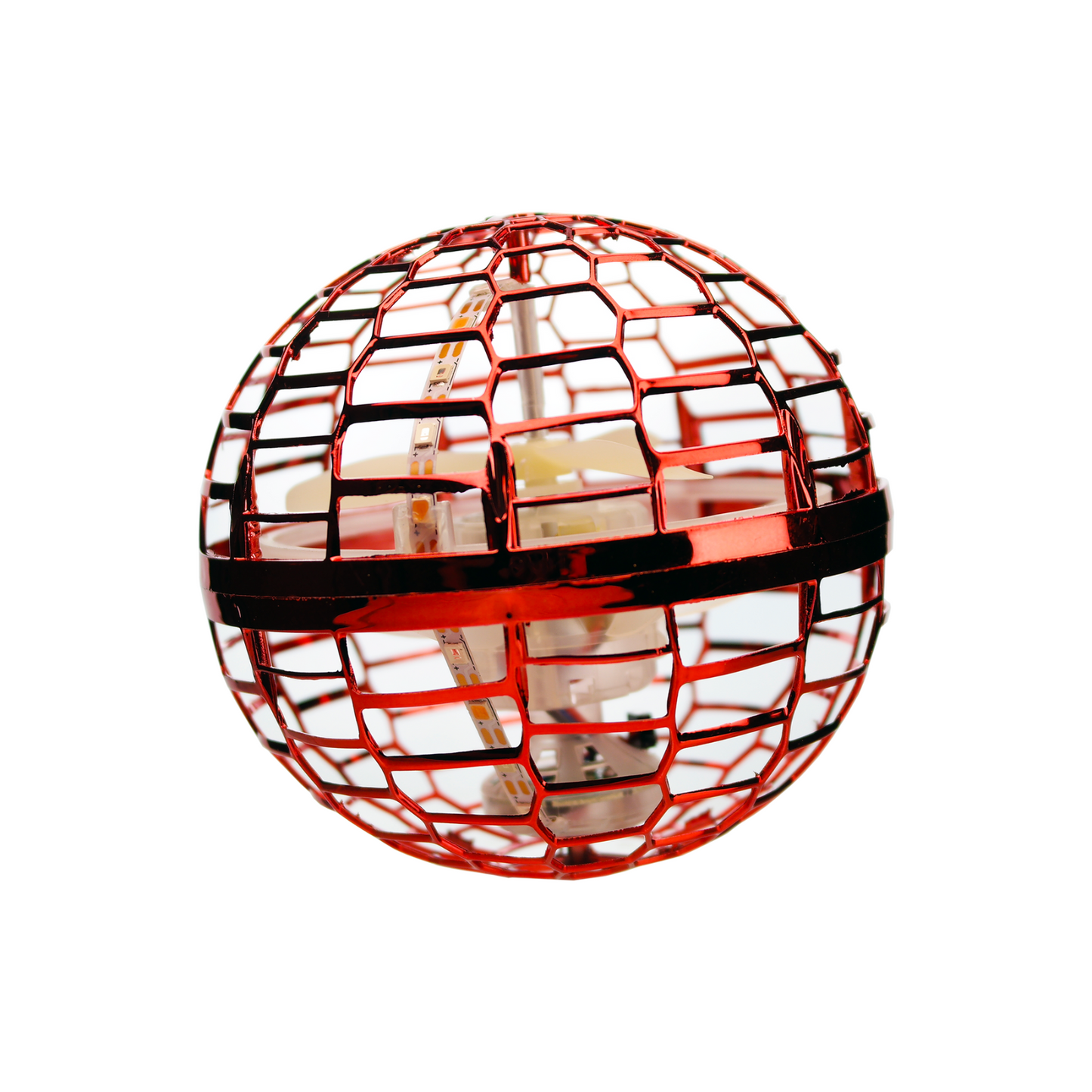 Pelota Led Voladora Fly Nova Juguete Rojo
