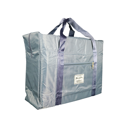 Bolso Playero Para Viajes Impermeable Tela Oxford Gris