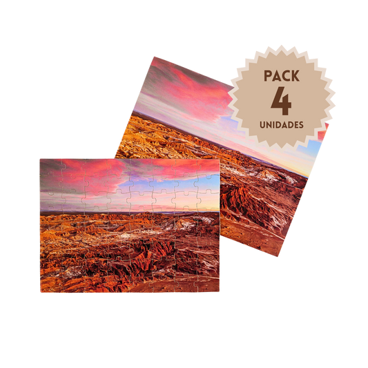 Pack 4 Puzzles Paisajes de Chile Atacama