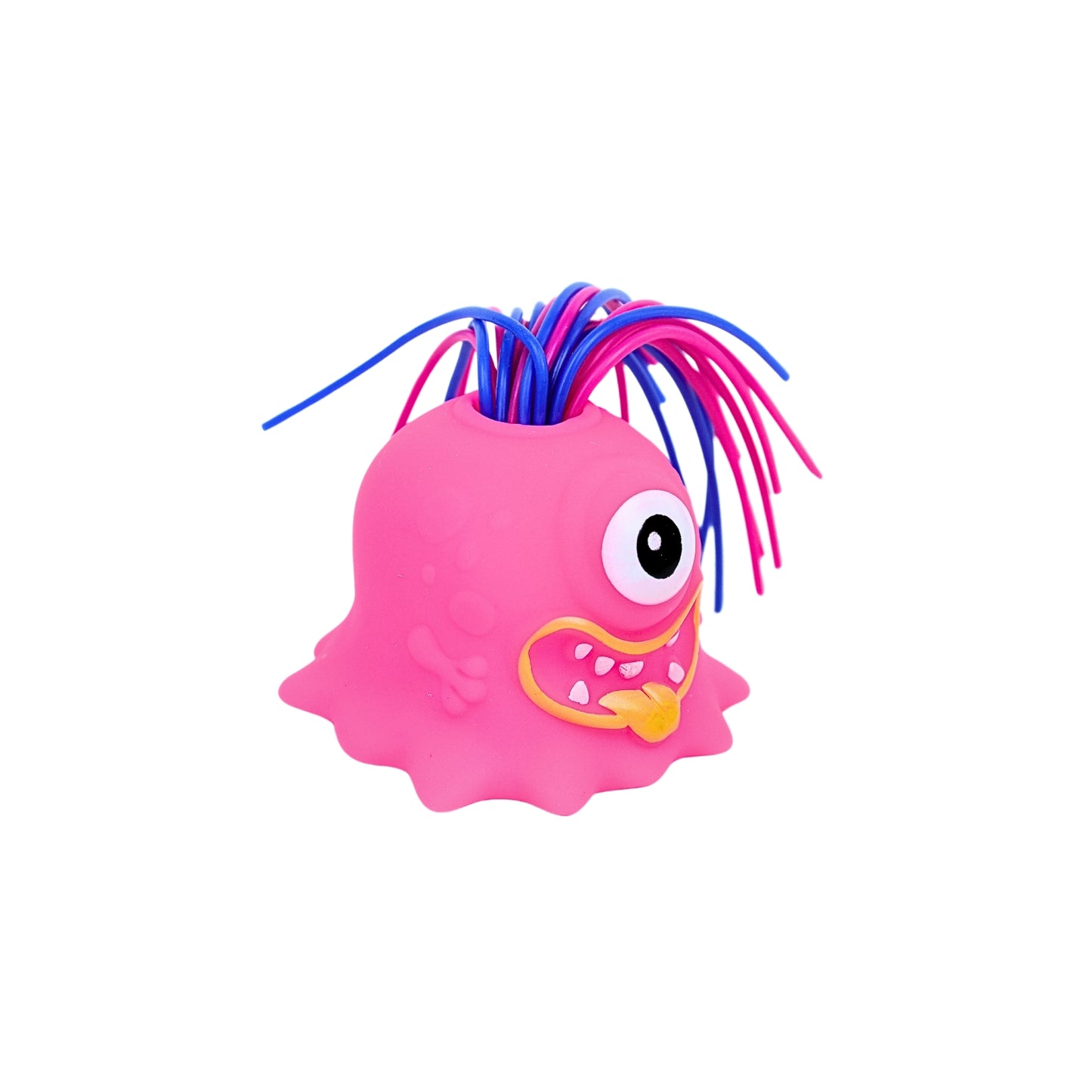 Muñeco Anti Estrés Scream Monster Jalando El Pelo Rosado