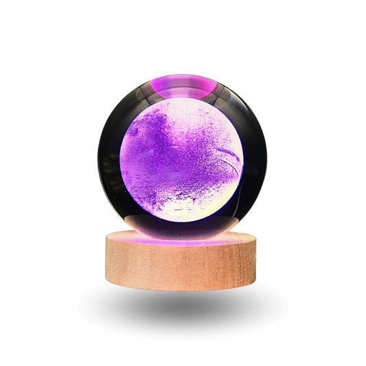 Lampara Bola De Cristal LED RGB Colores Luna