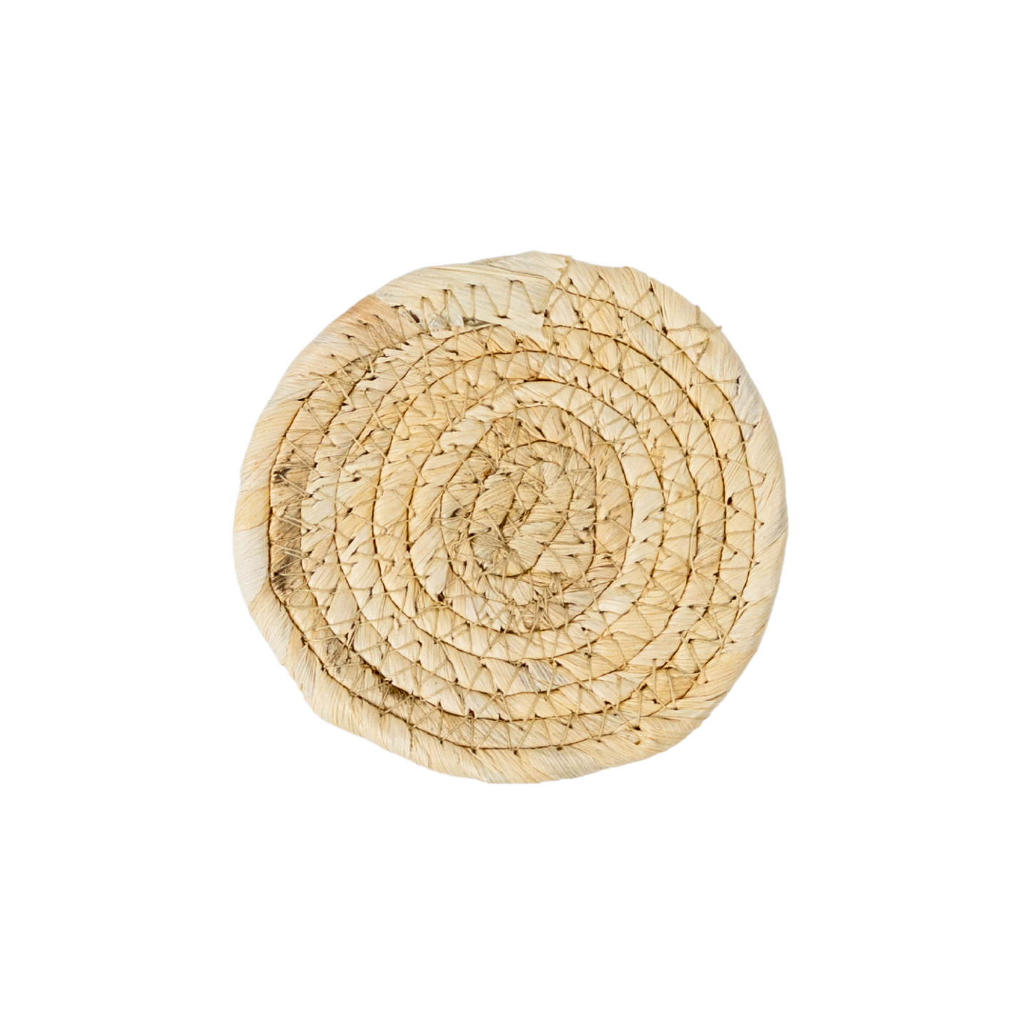 Posavasos de Rattan Estilo Rústico y Natural Beige