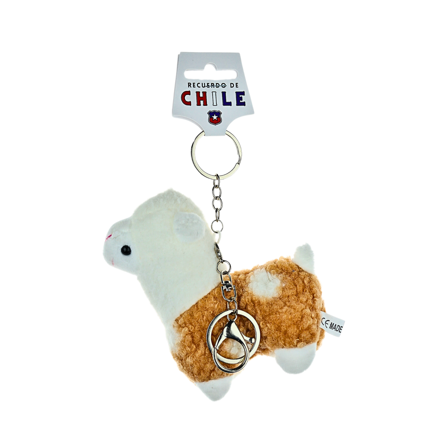 Llavero de Peluche Souvenir de Chile Alpaca